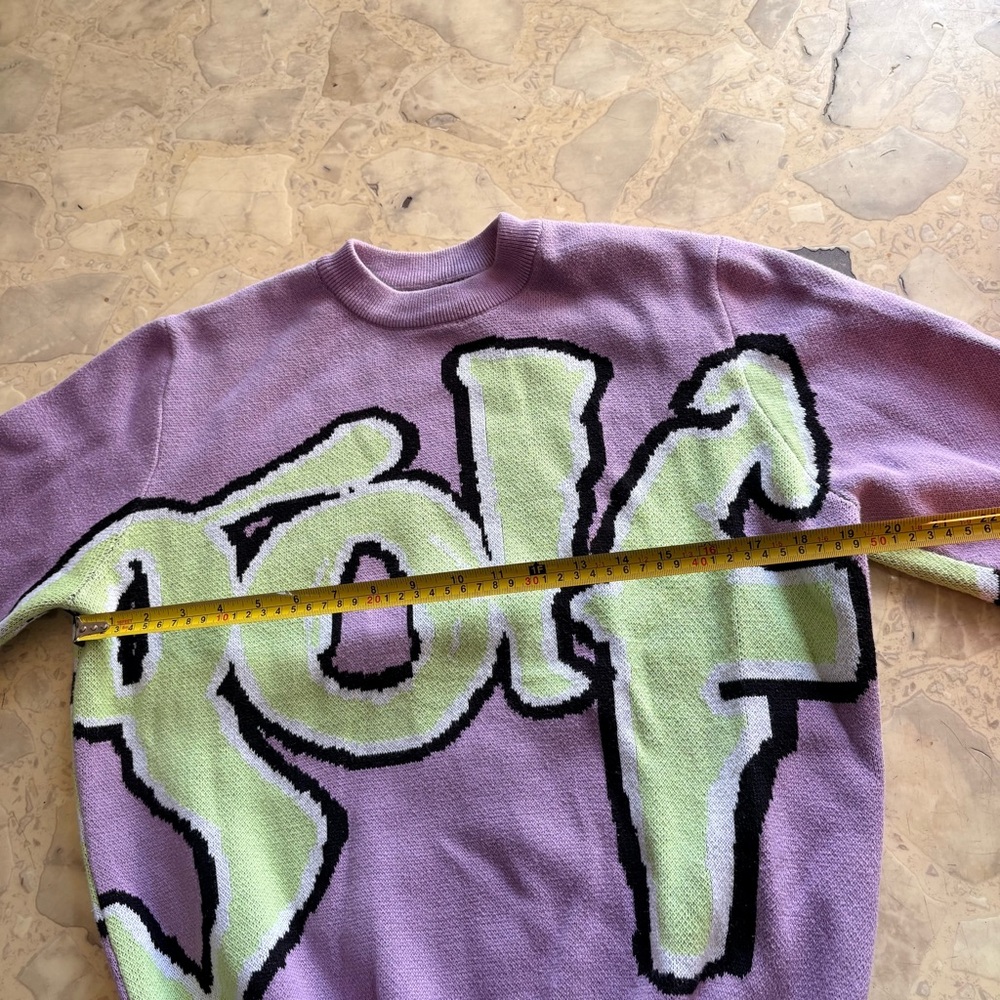 Golf Wang “Safari” Sweater – Lavender – XS - Picture 5 of 6